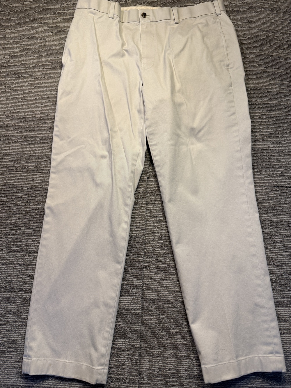 Brooks Brothers Pants Mens 36x30 Beige Clark Fit Advantage Chino Stretch Casual